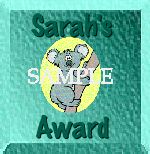 Sarah's Award (Green)